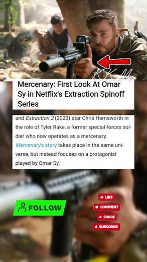 Mercenary: First Look At Omar Sy in Netflix's Extraction Spinoff Series