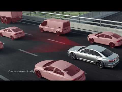 The Audi AI traffic jam pilot technology
