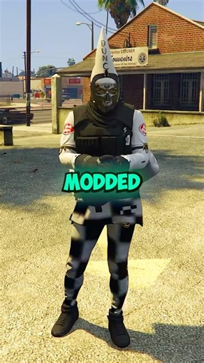 GTA 5 Black & White Outfit Tutorial! #gta5outfits #gtaoutfits #gta5 #gta5shorts