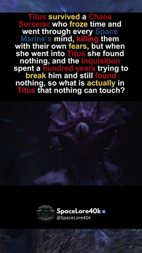what makes Titus so special in 40k? 💀 #shorts #gaming #viral #ps5 #warhammer40k
