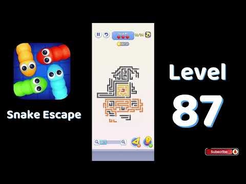 Snake Escape Level 87 Walkthrough 🐍 | Calm Puzzle Escape Game | SolutionGuruji