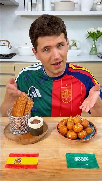 Spain vs Saudi Arabia Food