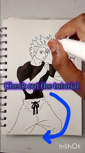 Gojo Drawing Tutorial Step by Step | Jujutsu Kaisen Easy Anime Art