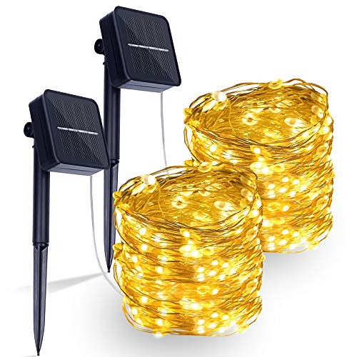 2pcs Solar String Lights