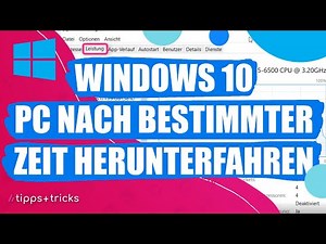 PC nach bestimmter Zeit herunterfahren - so klappt's