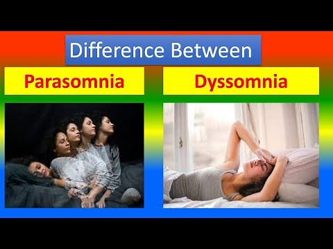 Difference Between Parasomnia and Dyssomnia