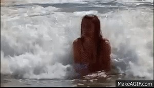 ENF - Girl Loses Bikini Top on Make a GIF