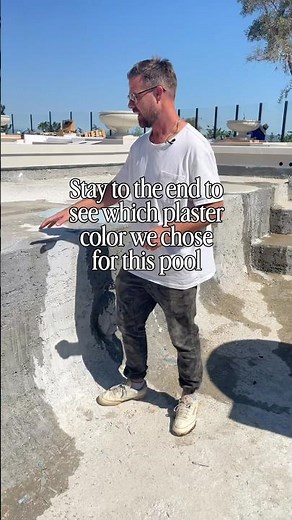 Which pool plaster color would you choose? 🤔 #pool #pooldesign #plaster #backyard #landscapedesign