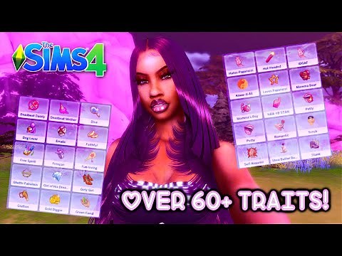 URBAN CC TRAITS HAUL 2021 • OVER 60+ TRAITS! • THE SIMS 4