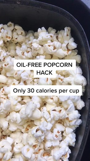 Low Calorie Oil-Free Popcorn Hack