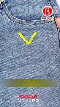 This is how to mend your clothes if they are scratched