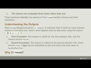 Understanding Swift Closures in Xcode Playground: A Deep Dive into Function Evaluation