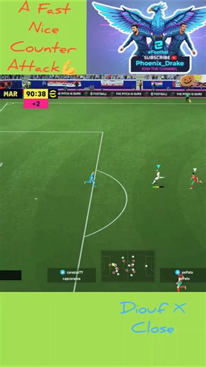 ⚡FAST COUNTER! Diouf scores after Gullit Action #efootball2026 by #phoenixdrakegaming ⚡⚽