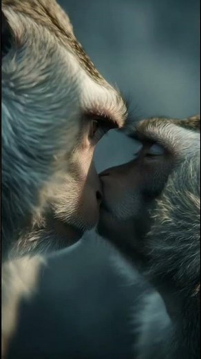 Monkey Courtship Behavior 🐒❤️ Natural Love & Affection in the Wild | Wildlife Short