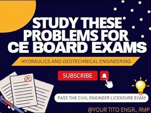 Civil Engineering Review: NOV 2021 Hydraulics & Geotechnical Engineering (HGE) CE PAST BOARD EXAM