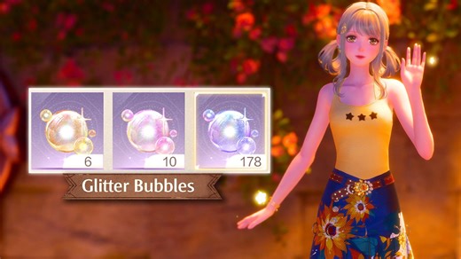 How to obtain and use Glitter Bubbles in Infinity Nikki