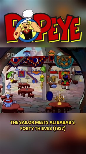 Popeye the Sailor Meets Ali Baba's Forty Thieves- P.9 #90scartoonslover #popeyes #ParamountPictures #cartoon #disneyworld #cartoonlover #cartoonseries #animations #funny #fyp #tiktok #reelsfb #igreels #reelsvideo #instagram #instagramreels #shorts #youtubeshorts #youtubechannel #youtubers