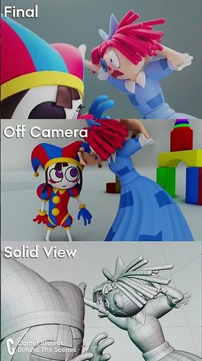 BEHIND THE SCENES 30 - THE AMAZING DIGITAL CIRCUS ANIMATION #tadc #pomni #shorts