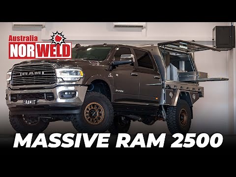 This RAM 2500 is MASSIVE! | Complete Full Time Canopy Package