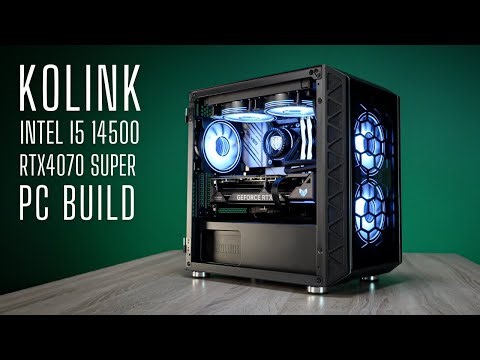 KOLINK | i5 14500 | RTX4070 SUPER | 1400 EUR MATX PC Build | ASMR | No talking