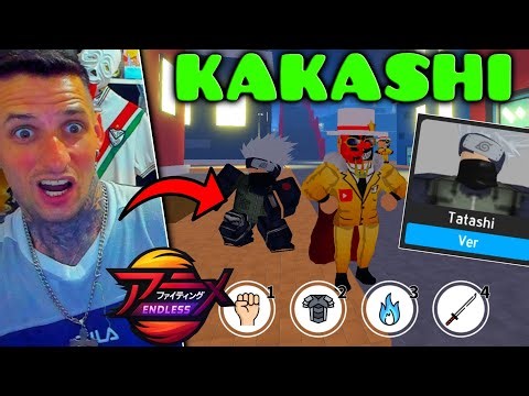 🔥SHOWCASE KAKASHI EN ANIME FIGHTING SIMULATOR ENDLESS ROBLOX