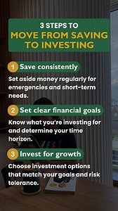 Here’s how you can confidently make the move from saving to investing one smart step at a time. | Rampver Financials