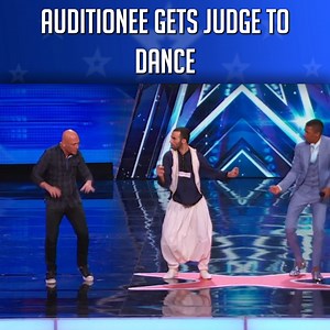 Auditionee gets judge to dance #dancing #dance #gottalent | Dancers Got Talent