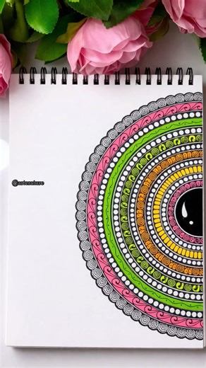 Unique Mandala Pattern For Beginners🌸🎀