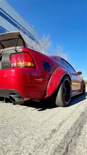 03 SVT Cobra Terminator Widebody on E85 Rolling Through Cars & Coffee 🔥 Supercharged Monster
