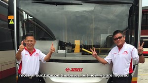#Allaboutbuses Hello friends! I’m Emily. I am very honoured to meetup with two of our Bus Captains, Tay Chiang Hin and Lim Yew Poon, who were recently promoted to Master Bus Captains. Guess what? They are the first two Bus Captains who attained this pinnacle position in the entire bus industry. They are so amazing! Let us find out more from them on how they have benefitted from the Bus Career Scheme that offers all our Bus Captains a rewarding career with progression and wider deployment opportu