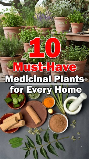 Top 10 Medicinal Plants to Grow at Home I Best Ayurvedic Plants for Every Home Want to create a medicinal garden at home? 🌿 If you are planning an Ayurvedic home garden, these 10 medicinal plants are a must-have in every Indian household. In this video, I share the names of 10 powerful medicinal plants that you can easily grow at home and use in your daily life for natural health and wellness. These plants are not just easy to grow, but are also widely used in Ayurveda for improving immunity, d