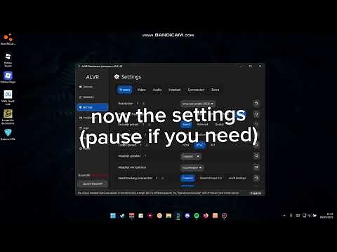 ALVR settings for best performance!