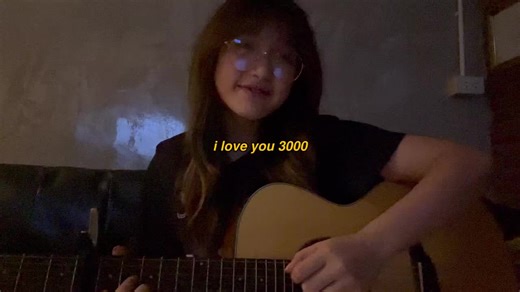 Guitar Girl Sings 'I Love You 3000' Cover