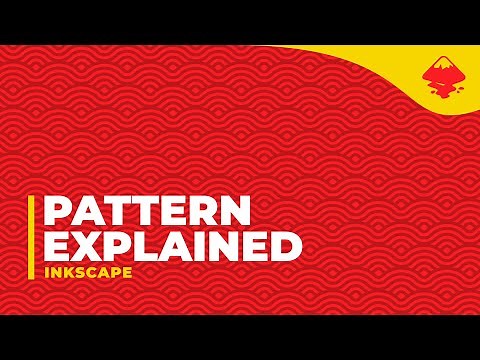 Inkscape Tutorial : How to Change Pattern Color and Size (Pattern Explained)