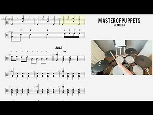 🥁 Master Of Puppets Metallica DRUMS ONLY