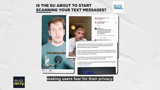 Fact check: Is the EU about to start scanning your text messages?