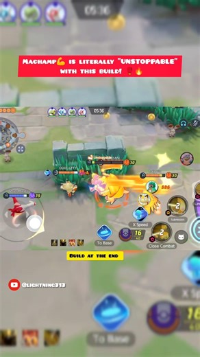 The ONLY Machamp Build You Need in Pokémon UNITE! 🥊 #pokemonunite #shorts #pokemon