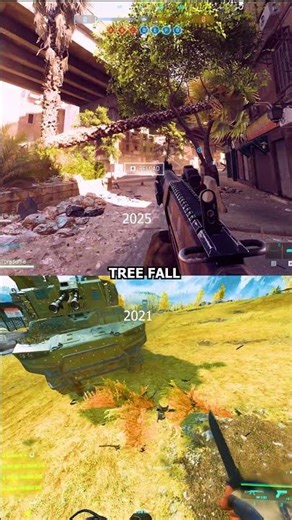 Tree Fall Battlefield 6 Battlefield 2042 #shorts #battlefield
