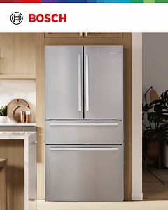 56 reactions · 138 shares | From the best of the best to (somehow) even better—Bosch has French Door refrigerators to fit any style, budget, or dream. | Bosch Home | Facebook