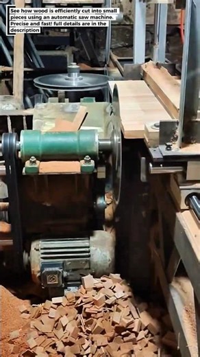 Automatic Small Wood Cutting Process with a Saw Machine