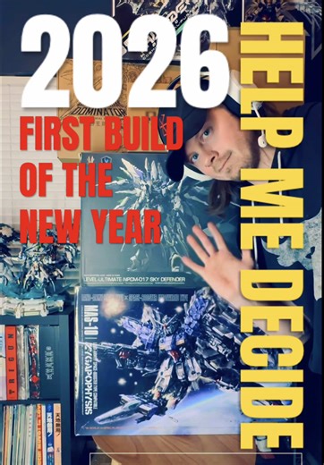 First Gunpla Model Kit of 2026 Unveiled