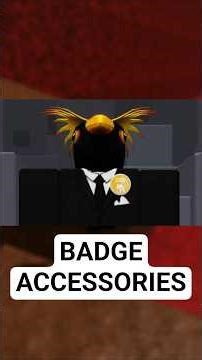 Badges Becoming Avatar Accessories? #Roblox #RobloxUpdate #RobloxNews #RobloxBadges #GamingNews