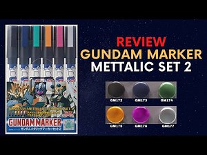 GUNDAM MARKER METTALIC SET 2