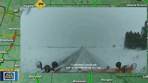 MN weather: Snow starting to fall in western MN [noon update]
