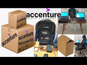 Accenture welcome Kit, Laptop and WFH Setup | Accenture welcome goodies | Accenture Work From Home