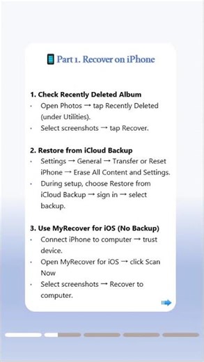Recover Deleted Screenshots on Windows, Mac & Phones 📱💻#screenshot #photorecovery