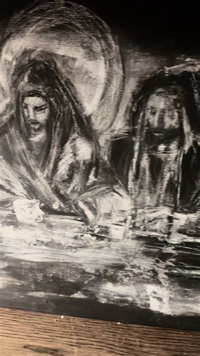 15 reactions | One of my newest paintings “The Last Supper” | Kayla Flora | Facebook