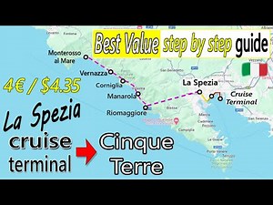 Ultimate Guide: La Spezia Cruise Port to Cinque Terre #cruisetravelvideos #cinqueterre #italy