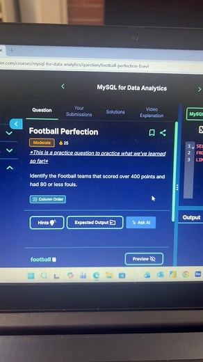This is the best SQL course for data analysts and other data professionals. #dataanalyst #dataanalytics #dataanalysis #sql #sqlcourse | Elijah Butler - Learn Data Analytics Online