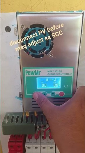 Solar Charge Control settings adjustment | #powmr #mppt #solarchargecontroller